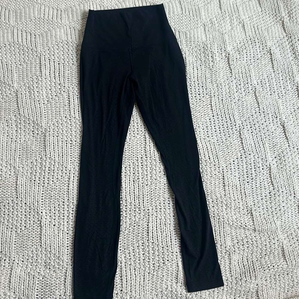 Lululemon Black patterned align leggings 25”